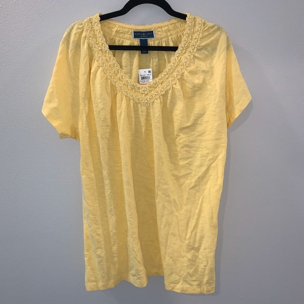 Karen Scott Plus Size Tee Shirt